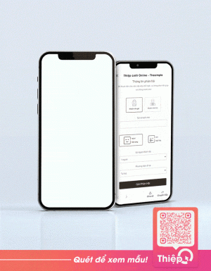 Thiệp cưới online mẫu 4