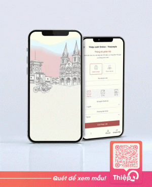 Thiệp cưới online mẫu 1