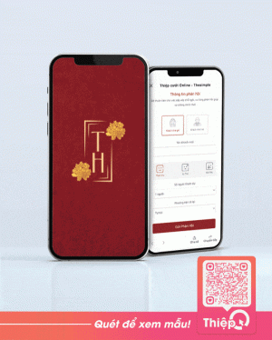 Thiệp cưới online mẫu 5